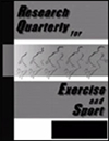 RESEARCH QUARTERLY FOR EXERCISE AND SPORT杂志封面